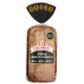 OROWEAT Pan de molde con pipas y semillas bolsa 550 grs